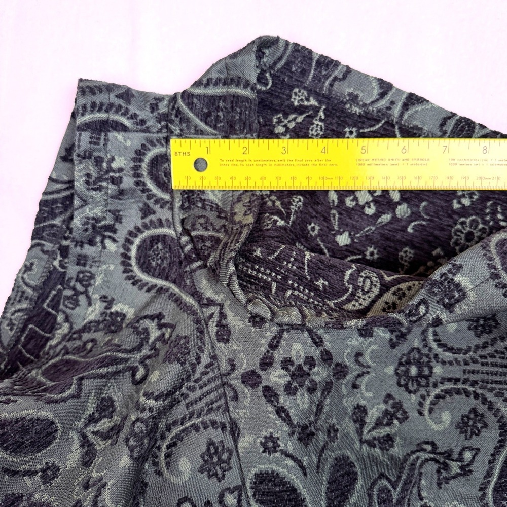 Urban Outfitters Milkmaid Skort Romper Paisley Jacquard Cottagecore Womens L - Picture 6 of 12